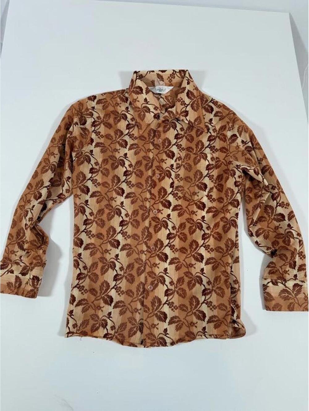 1970s Vintage Jantzen 100 Long Sleeve Shirt Made in USA